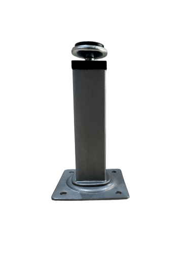 رجل طاولة مع وزنية 10 سم تيواني فضي اللون