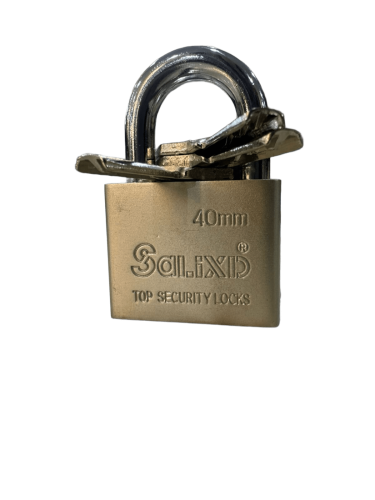 قفل كروم عادي مقاس 40 ملم صيني كرت اسود