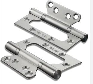 فصلات باب خشب فراشة سلفر