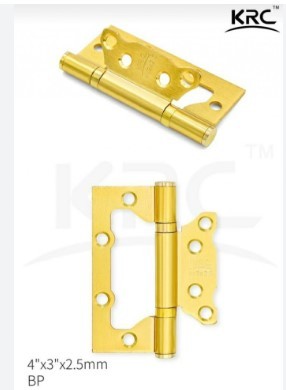 فصلات باب خشب فراشة ذهبي