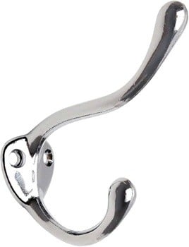 علاقة ملابس طويل مفرد فضي