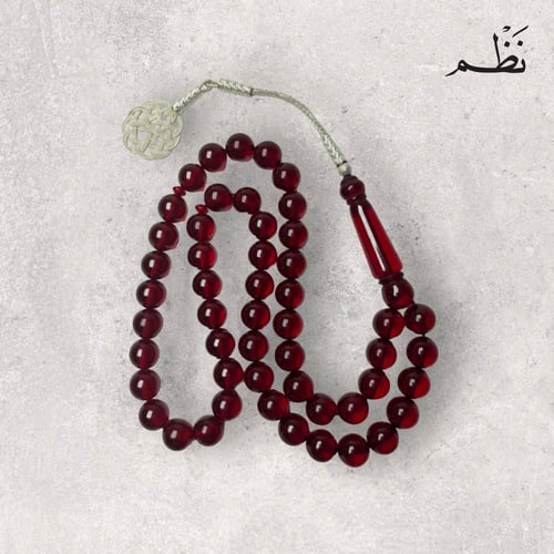 مسباح بكلايت أحمر شفاف