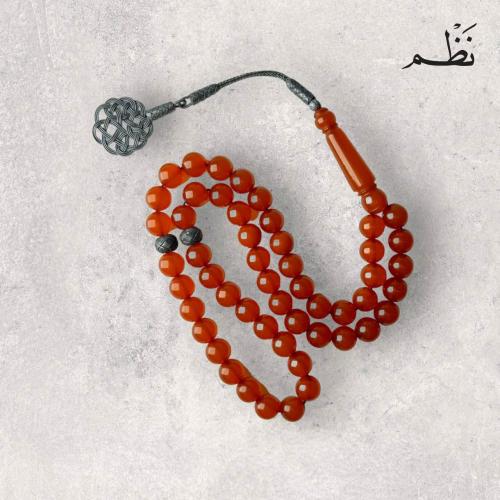 مسباح بكلايت بني فاتح شفاف