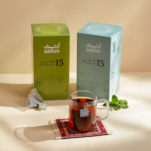 مجموعة أكياس شاي أديم