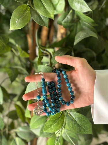 مسباح بكلايت أزرق مخلوط