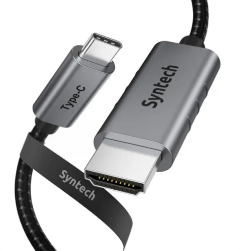 Syntech USB-C to HDMI Cable 4K - 1.8m - كابل تحويل...