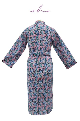 طقم منامة منزلية مع روب ثلاث قطع