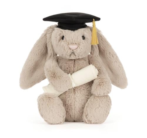 Jelly cat Bashful Bunny Graduation Outfit