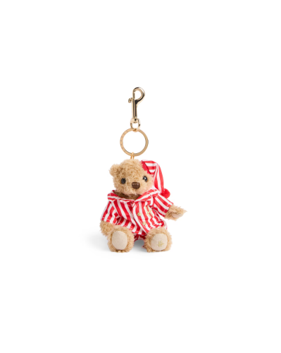 HARRODS red Pyjama Henry Bear Keyring