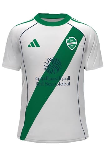 تيشيرت الاهلي السعودي الابيض الجديد 2026