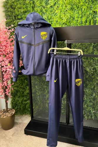 طقم جاكت الاتحاد الكحلي مع بنطلون طويل