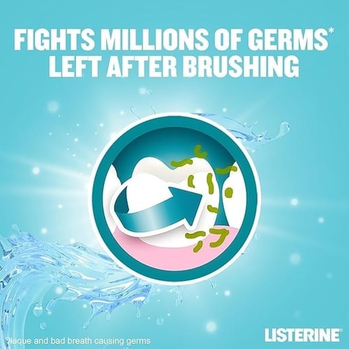 غسول الفم كول منت ذو المذاق المعتدل من ليسترين - 5...