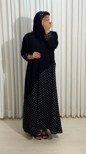عبايه منقط