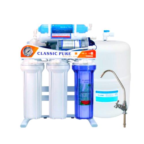 فلتر تنقية تايواني 9 مراحل مع ستاند و ساعة ضغط