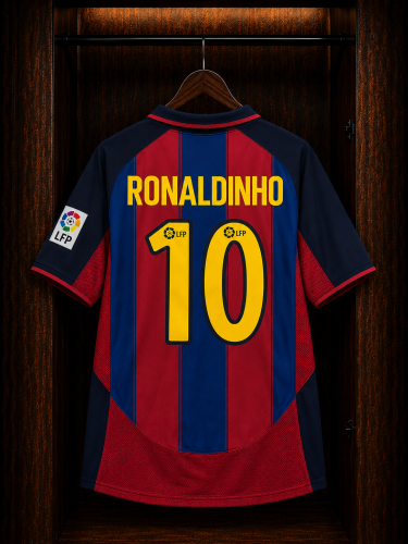 تيشيرت برشلونه الاول 2003-2004 رونالدينهو
