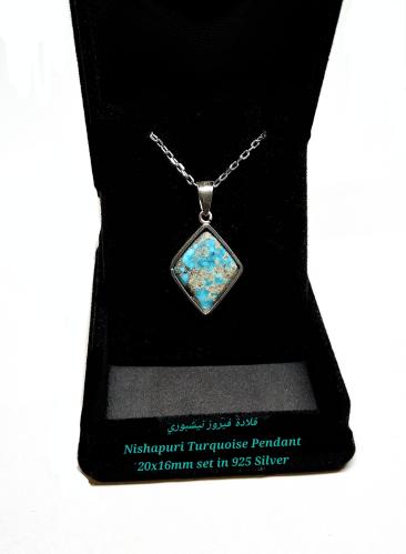 Nishapuri turquoise Pendant