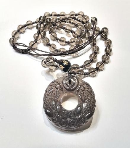 Ice Obsidian Pixiu Pendant