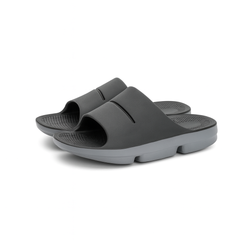 Plastic medical slippers for treating flat feet