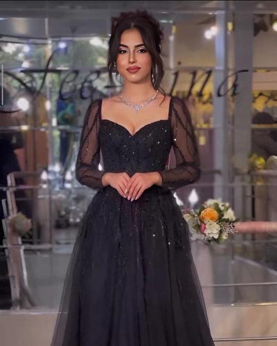 فستان سهرة فخم 4 الوان