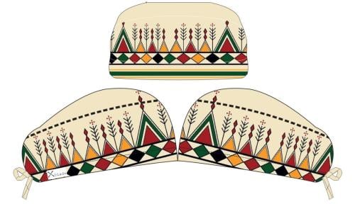 Female Surgical Cap (Traditional Asir)
