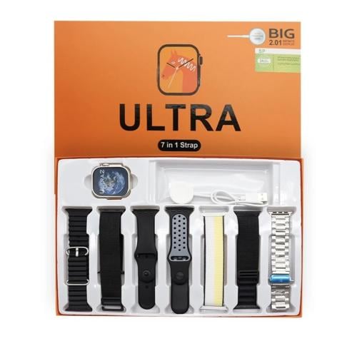ساعة ULTRA مع 7 اساور ملونة