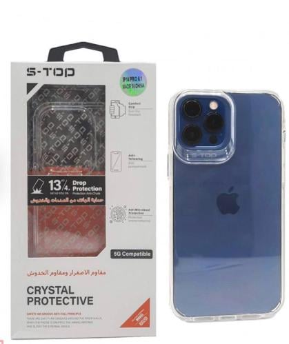 كفر كريستال شفاف لجميع انواع الايفون