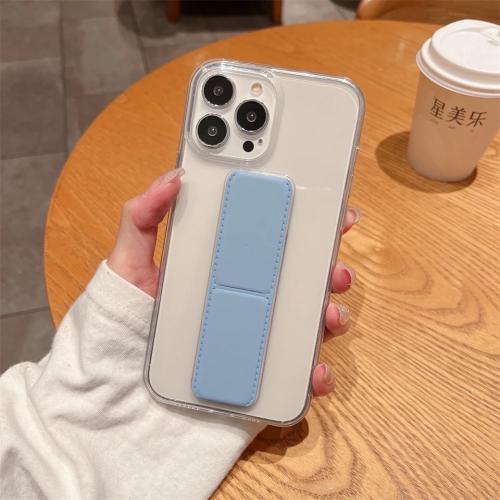 كفر حماية شفاف مع مسكة استاند ملون