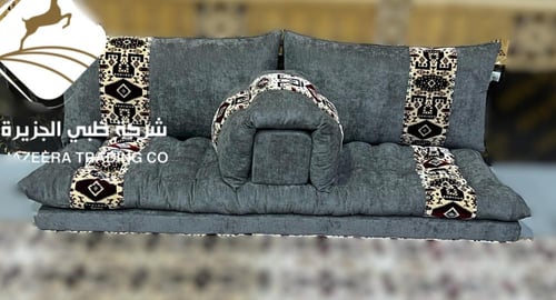 طقم جلسات رمضانية رمادي