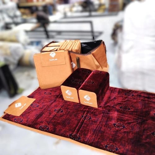 طقم مدات مطورة مع عزبة مدات برتقالي اربع مدات + ار...