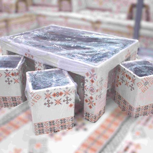 طاولة ارتفاع 40 سم تفصيل لون برتقالي بشائر