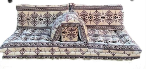 جلسة دبل قطن على اسفنج طول مترين