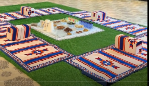 طقم مدات سدو ازرق