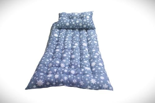 فرش نوم مريح من البولستر المظغوط قماش بلورة الثلج