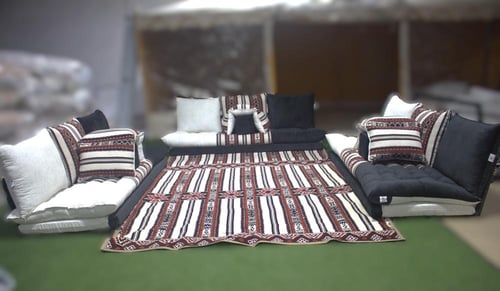 جلسة رمضانية مفصلة الوان مخطلطة