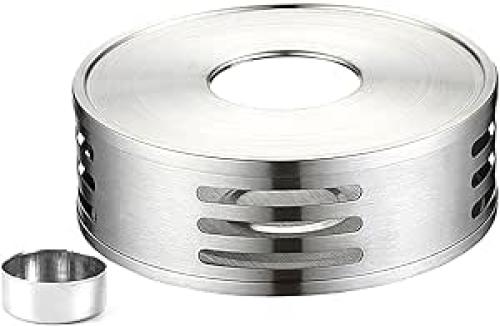 قاعدة شمع حامل شاي، سخان ابريق شاي معدني مع حامل ا...