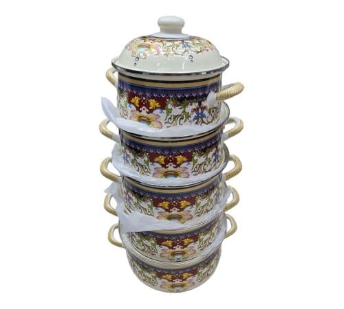 قدور مغربي تراثي طقم 5 حبه