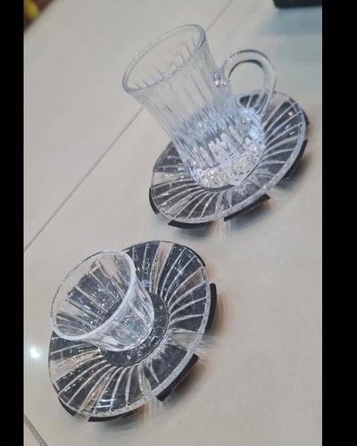 طاقم مجموعة فناجين قهوة وبيانات الشاي مكون من 36....