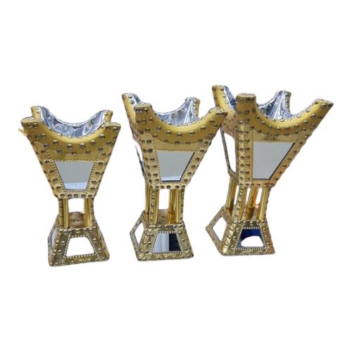 مباخر مراية اللون الذهبي