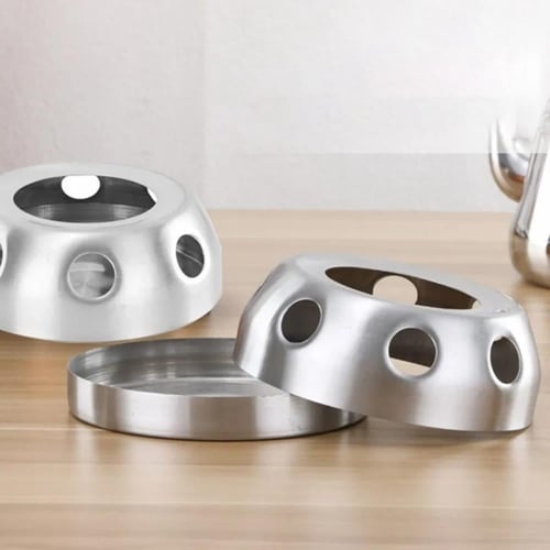 قاعدة شمع حامل شاي، سخان ابريق شاي معدني مع حامل ا...