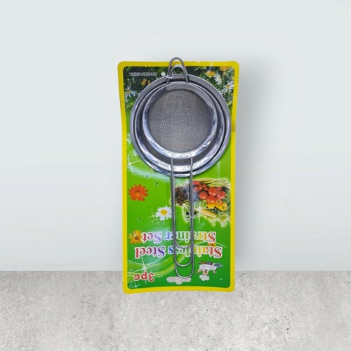 مصفى شاي قهوه طقم ٣ حبه