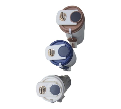 كوب سيارة حافظ حرارة مع مقياس درجة الحرارة مق