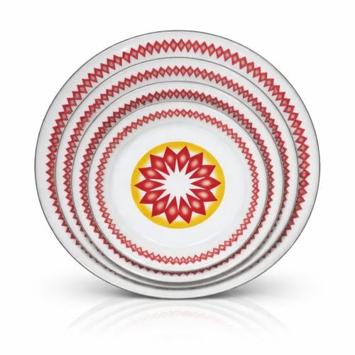 صحون غضار من مقاس ٢٥ سم الى مقاس ٤٥ سم