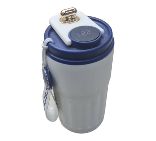 كوب سيارة حافظ حرارة مع مقياس درجة الحرارة مق