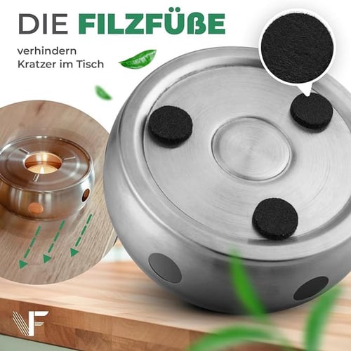 قاعدة شمع حامل شاي، سخان ابريق شاي معدني مع حامل ا...