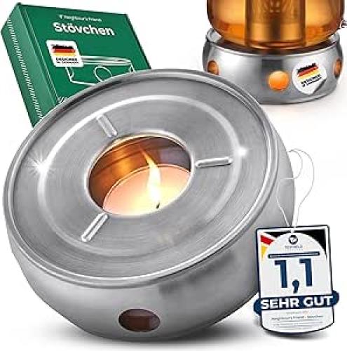 قاعدة شمع حامل شاي، سخان ابريق شاي معدني مع حامل ا...