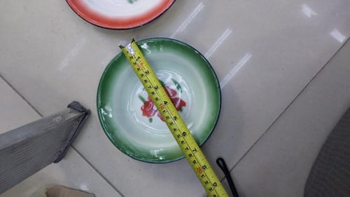 صحون طعام ورده 5 مقاسات