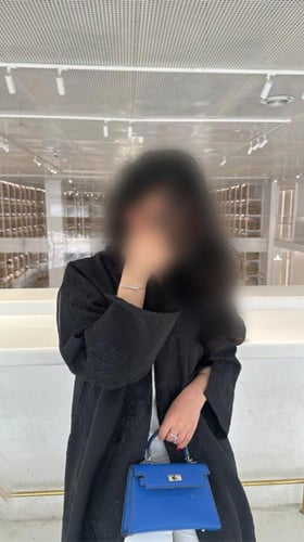 عباية كريب مع لنن زري ورد