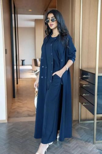 عباية بليزر كحلي - الأناقة التي تبحثين عنها