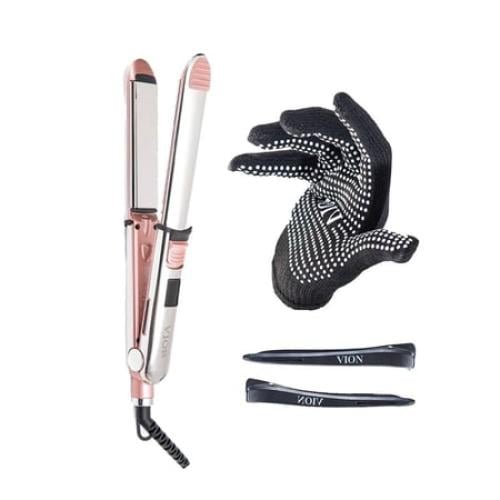 سيراميك الشعر تيتانيوم درجة حرارة F750 ( مكواة الش...