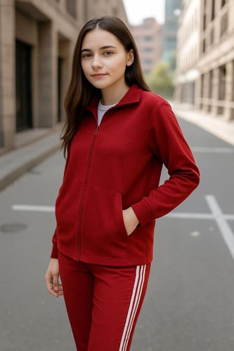 طقم بناتي رياضي ثلاثة قطع